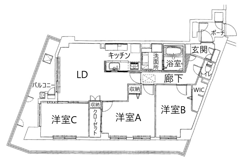 Vol.100 中古マンションをリノベーションしてモダン&開放的な新空間に