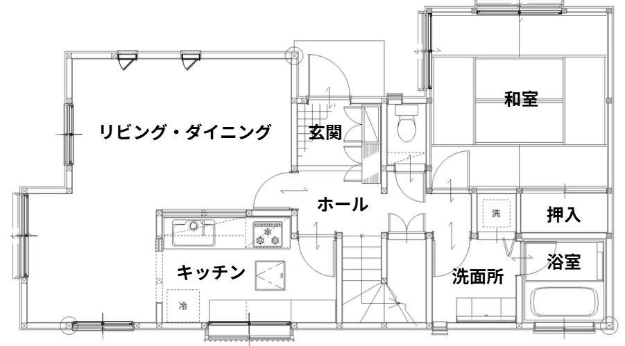 Vol 115. 閉鎖的だったキッチンを明るく開放的に！夫婦の会話 と心地よさが広がる住まいへ